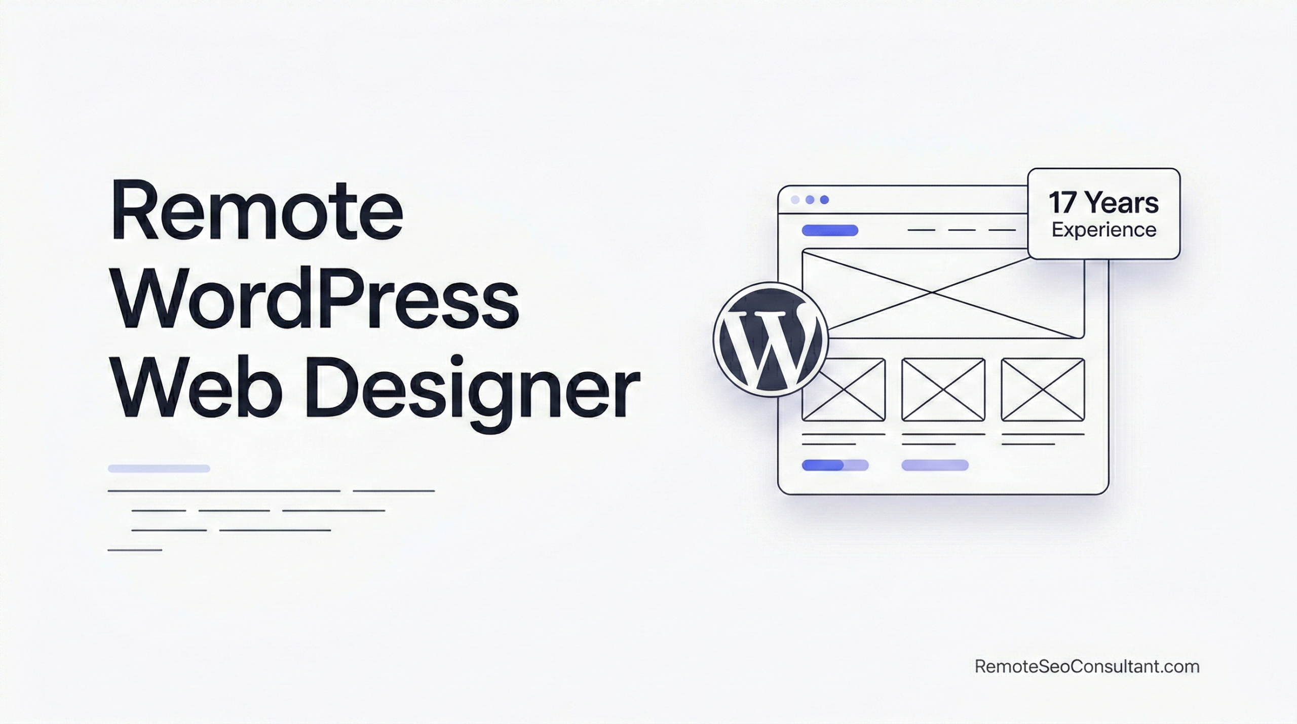 remote wordpress web designer