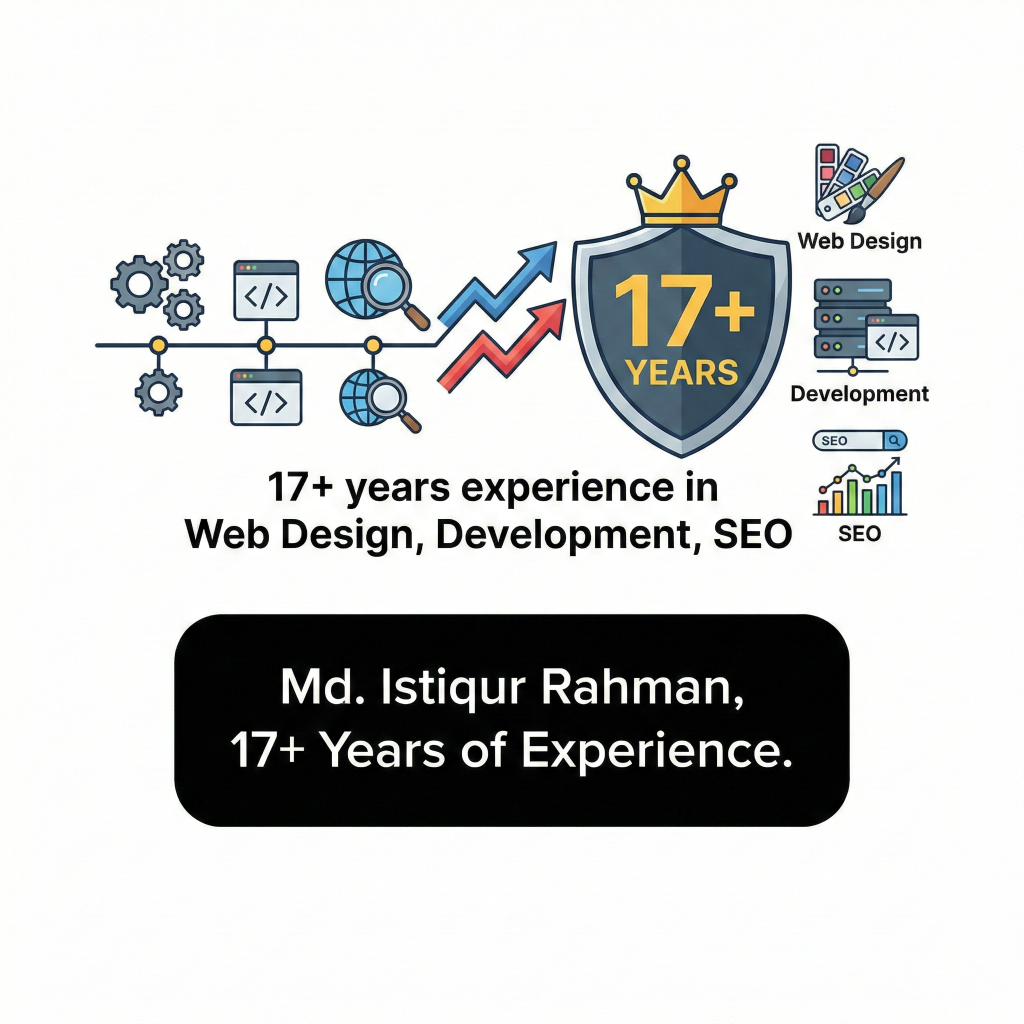 Web designer developer seo specialist with decade long experience